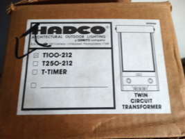 Hadco T100-212 100 Watt  Low Voltage Landscape Lighting Transformer Mult... - $118.80