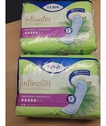 Lot of 2 TENA Intimates Maximum Pads 14 Count - $17.33