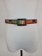 Vintage Givenchy Women&#39;s Snakeskin Belt 5245 Large 35&quot; - $49.50