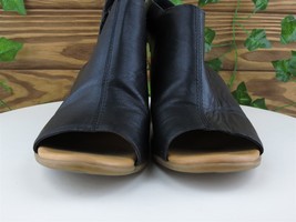 Korks Size 8.5 M Women Sandal Slingback Black Leather - £21.11 GBP
