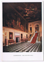 Postcard Chatsworth House Derbyshire England UK The Painted Hall - $2.06