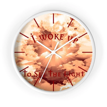 Wall Clock &quot;I Woke Up to See the Light&quot; - £27.06 GBP