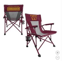 Washington Commanders Hand Arm Chair Burgundy NFL Tailgating Camping Cup... - $98.99