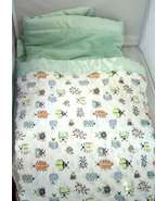 New Multicolor Satiny Plush Insect Flannel Baby Blanket Quilt Handmade - $22.99