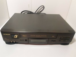 HITACHI VT-FX623A VCR VHS Player Recorder &amp; Manual Tested Works Great NO... - £31.06 GBP