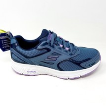 Skechers Go Run Consistent Blue Purple Womens Running Sneakers - £43.82 GBP