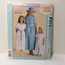 Easy Stitch &#39;n Save P375 Girls&#39; Size 3-14 Misses&#39; Size 8-22 Dress Sash H... - £10.05 GBP