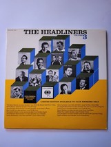 The Headliners: Volume 3 Steve Lawrence Bobby Vee Les Paul Mary Ford Club - £4.11 GBP