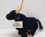 Vintage 1985 North American Bear Co. Stock Bearoker Black Longhorn Bull ... - £27.61 GBP