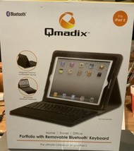 Qmadix QM-KPAPIPAD2-R Portfolio With Removable Bluetooth KEYBOARD Fits i... - $61.06