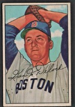 Boston Red Sox Ike Delock Rc Rookie Card 1952 Bowman # 250 - £20.74 GBP