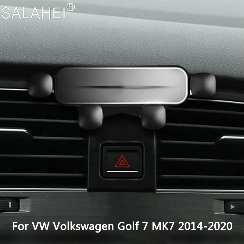 Adjustable Car Phone Holder Air Outlet Gravity Mount GPS Support Bracket For VW - £17.12 GBP