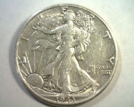 1943-D Walking Liberty Half About Uncirculated Au Nice Original Coin Bobs Coins - £19.18 GBP