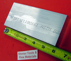 1 Pc of 1-1/4&quot; X 4&quot; ALUMINUM 6061 FLAT BAR 6&quot; long T6511 Solid Extruded Mill Sto - £57.78 GBP