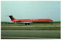 New York Air McDonnell Douglas MD 80 Airplane Postcard - £17.39 GBP