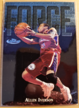 Allen Iverson 1997-98 Topps Finest Embossed #143 NBA Philadelphia 76ers Sixers  - £7.84 GBP