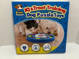 BRAIN GAME IQ &amp; Treat Training Food Interactive Puzzle for Cats Dog Puzzle Toy - £8.31 GBP