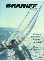 BRANIFF Airlines In Flight Magazine September 1989 Custom Yachts Cover - £19.44 GBP