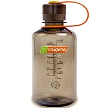 Nalgene Sustain 16oz Narrow Mouth Bottle (Woodsman) Recycled Reusable Brown - £11.31 GBP