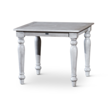 Square Dining Table - Silver+Grey - £396.44 GBP