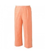 Cathy Daniels Womens Pull-On Melon Orange Pedal Pushers Capris Pants M M... - £23.58 GBP