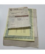 Vtg Curtis Key Rack &amp; Machine reciept Warranty Certificate &amp; Sales Lette... - €35,05 EUR
