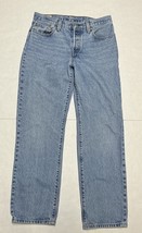 Levis Jeans Women 27 X 30 501s Button Fly High Rise Premium Medium Wash ... - $478.76 MXN