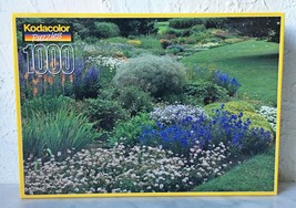 Summer Garden Kodacolor RoseArt Puzzle 1000 Pieces 18-15/16&quot; x 26-3/4&quot; - £13.58 GBP