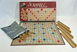 Vintage Scrabble Crossword Game 1982 Selchow &amp; Righter No.17 Complete Set - £11.93 GBP