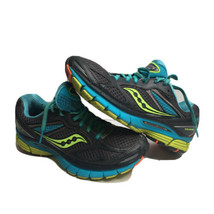 Saucony Guide 7 Women&#39;s Walking/Running Shoes (10227-4) Gray/Blue/Lime Size 7 - £31.64 GBP