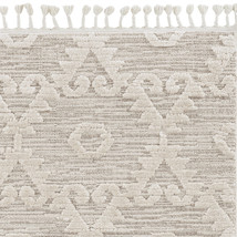 HomeRoots 375679 63 x 91 in. Ivory Beige Polyester Rug - £228.95 GBP