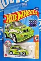 Hot Wheels Factory Set 2022 HW Turbo &#39;85 Honda City Turbo II Lime Ryu&#39;s Rides - £3.10 GBP