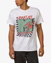 Junk Food Men&#39;s I Want My MTV Flea Market T-Shirt in White-Small - £12.74 GBP