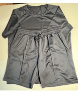 Unbranded 2-piece Set Short Sleeve Shirt &amp; Shorts Black XL - $386.03 MXN