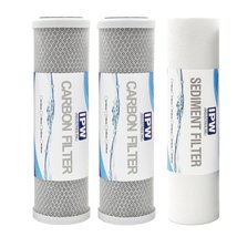 3-Pack Replacement Filter Kit for Krystal Pure KR15 RO System - Includes Carbon  - £19.53 GBP