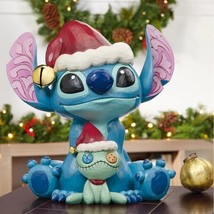 STITCH AND SCRUMP DISNEY SCULPTURE CHRISTMAS HOLIDAYS DECORATIONS HAND P... - $3,660.44 MXN
