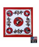 *USA Made RODEO COWBOY WESTERN Hat RED Bandana Face Mask Neck Head Wrap ... - $14.07 CAD
