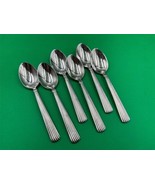 Set 6 Waterford Stainless Steel CARLETON Oval Soup / Place Spoons - €102,99 EUR