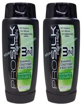 2x Mens 3 in 1 Shampoo Conditioner &amp; Body Wash Tea Tree &amp; Peppermint Oil 16ozEa - £19.74 GBP