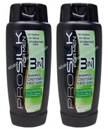 2x Mens 3 in 1 Shampoo Conditioner &amp; Body Wash Tea Tree &amp; Peppermint Oil... - £19.84 GBP