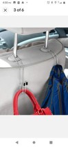 2 Headrest Hook for Car Universal Seat Organizer Hanger Storage For Purs... - £11.26 GBP