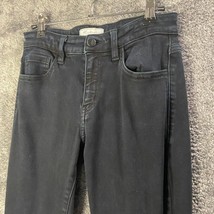Kancan Jeans Womens Size 27 27x28 Black Denim Skinny Mid Rise Signature - £8.51 GBP