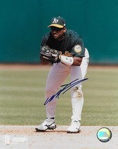 Miguel Tejada Oakland A's signed autographed 8x10 Photo. COA - £42.83 GBP