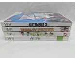 Lot Of (4) Nintendo Wii Family Activity Party Games Wii Fit Wheel Of For... - $47.51