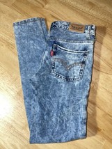 Girls Sz 12 Levis Super Soft Skinny Knit Denim Jeggings Adjustable Waist Nwot - £11.98 GBP