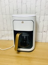Beautiful Coffee Maker 14 Cup Touchscreen White CM1199-UL Drew Barrymore - £30.36 GBP