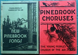 Lot 3 PINEBROOK CHORUS Young People&#39;s Church of the Air Percy Crawford old radio - £17.46 GBP