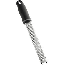 Choice 13" Stainless Steel Fine Handheld Grater with Non-Slip Black Handle - €12,04 EUR Choice 13" Stainless Steel Fine Handheld Grater with Non-Slip Black Handle - €12,04 EUR