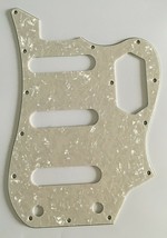 Guitar Pickguard for Fender Squier Vintage Modified VI Bass,Ivory White Pearl - £13.17 GBP