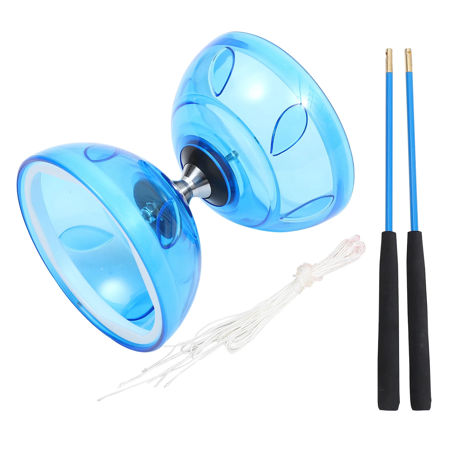 Double Head Double-headed Diabolo Fitness Classic Toys Chinese Yoyo Soft Rubber - £17.85 GBP+